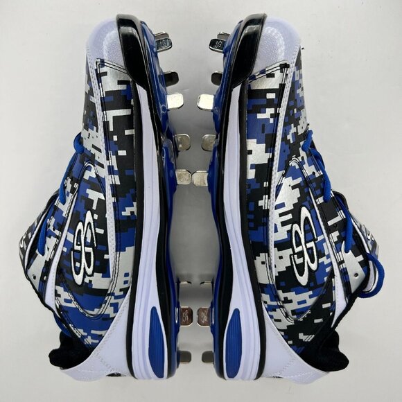 Boombah Mens BM15051-8 Blue Camo Viceroy Metal Highlighter Size 11.5 Cleats main image 7
